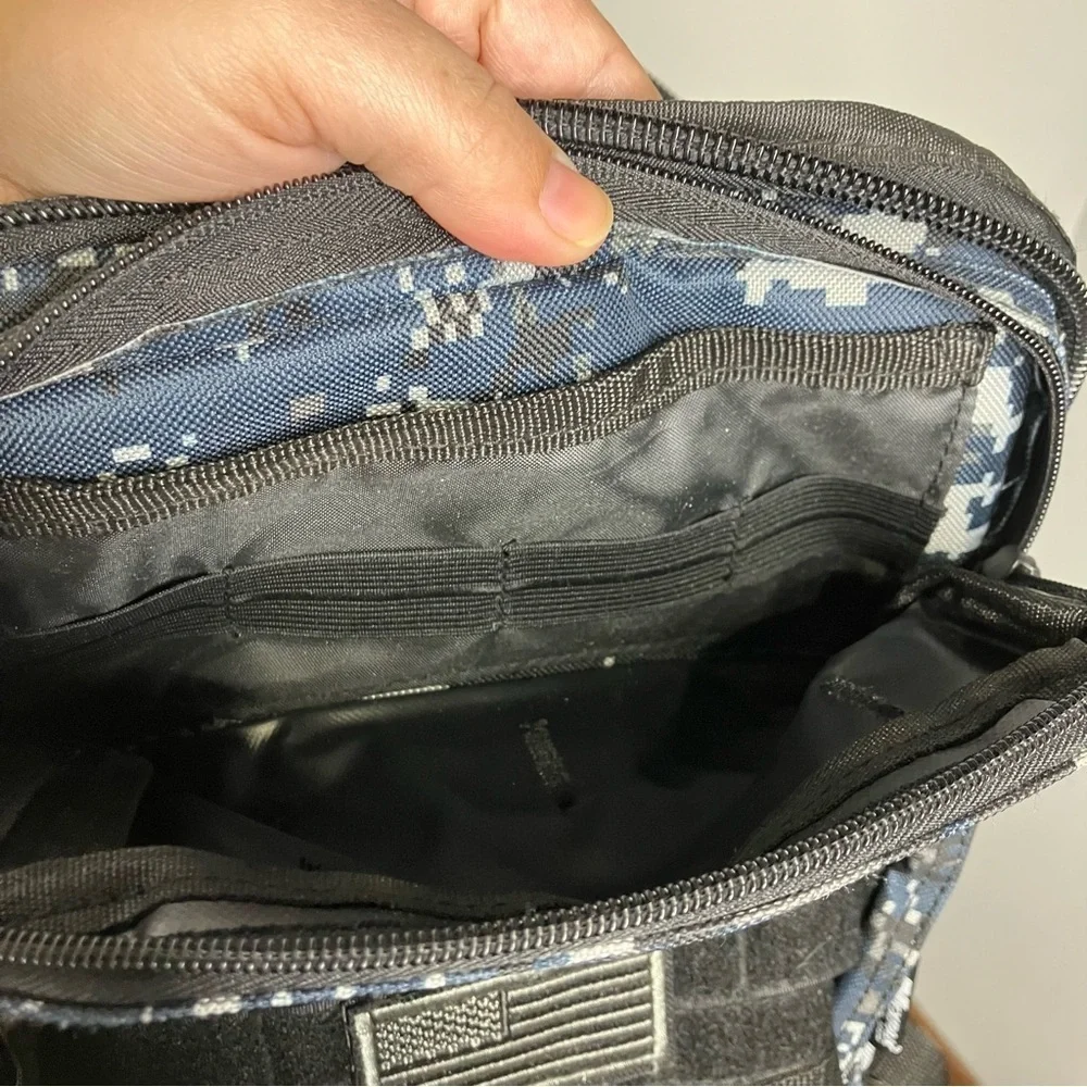 Nexpak tactical day pack‎ black & blue camouflage small/medium size